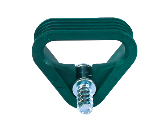 The Star Green Glide Triangle is a companion clip to the Green Guide (Green Glide, SKU, 300) and is especially designed to allow for installations of pre-assembled corner panels and returns. 