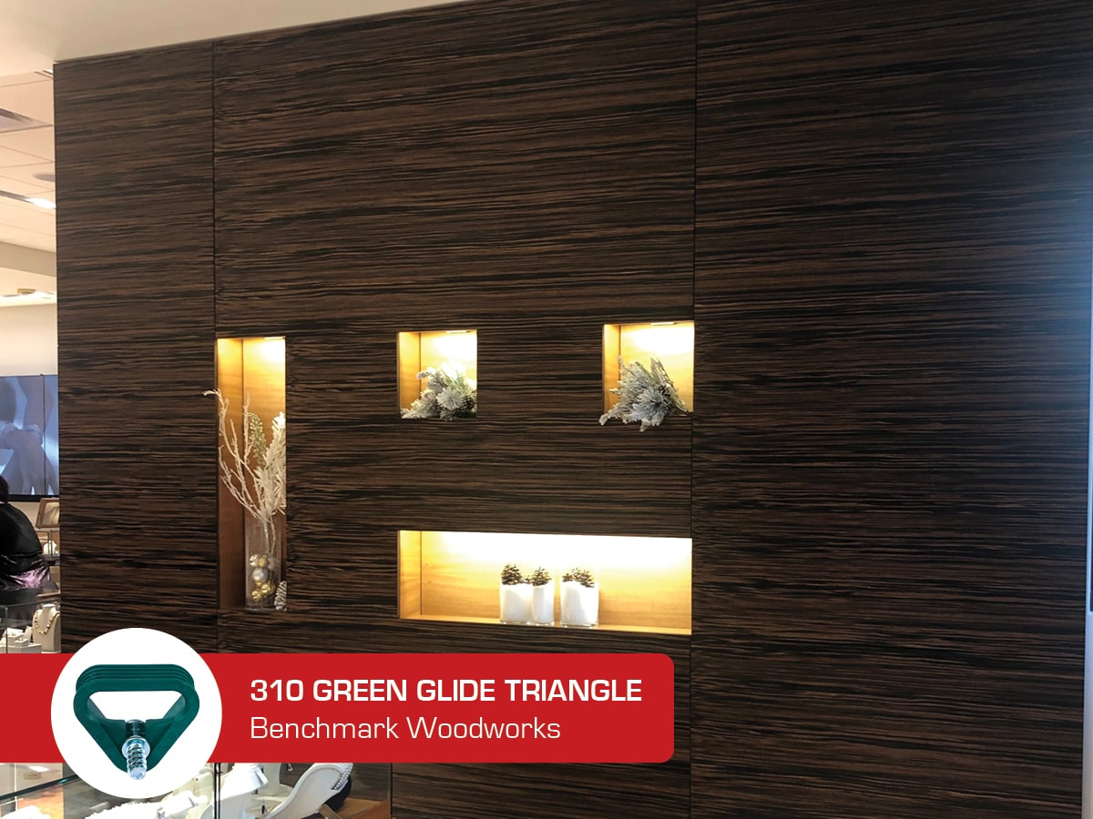 310 Green Glide Triangle - Benchmark Woodworks