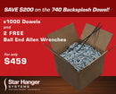 740 Backsplash Dowel **SALE**