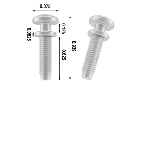 Z239 Mounting Machine Screw, 1/8" Gap, 9/16" Thread