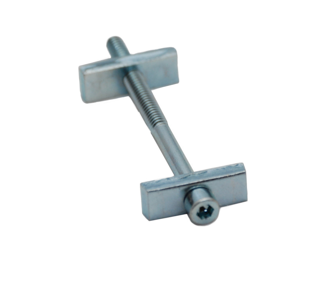 Star Hanger Countertop Bolt, SKU 321, used as an alternative for tite-joint fastener countertop draw bolts.